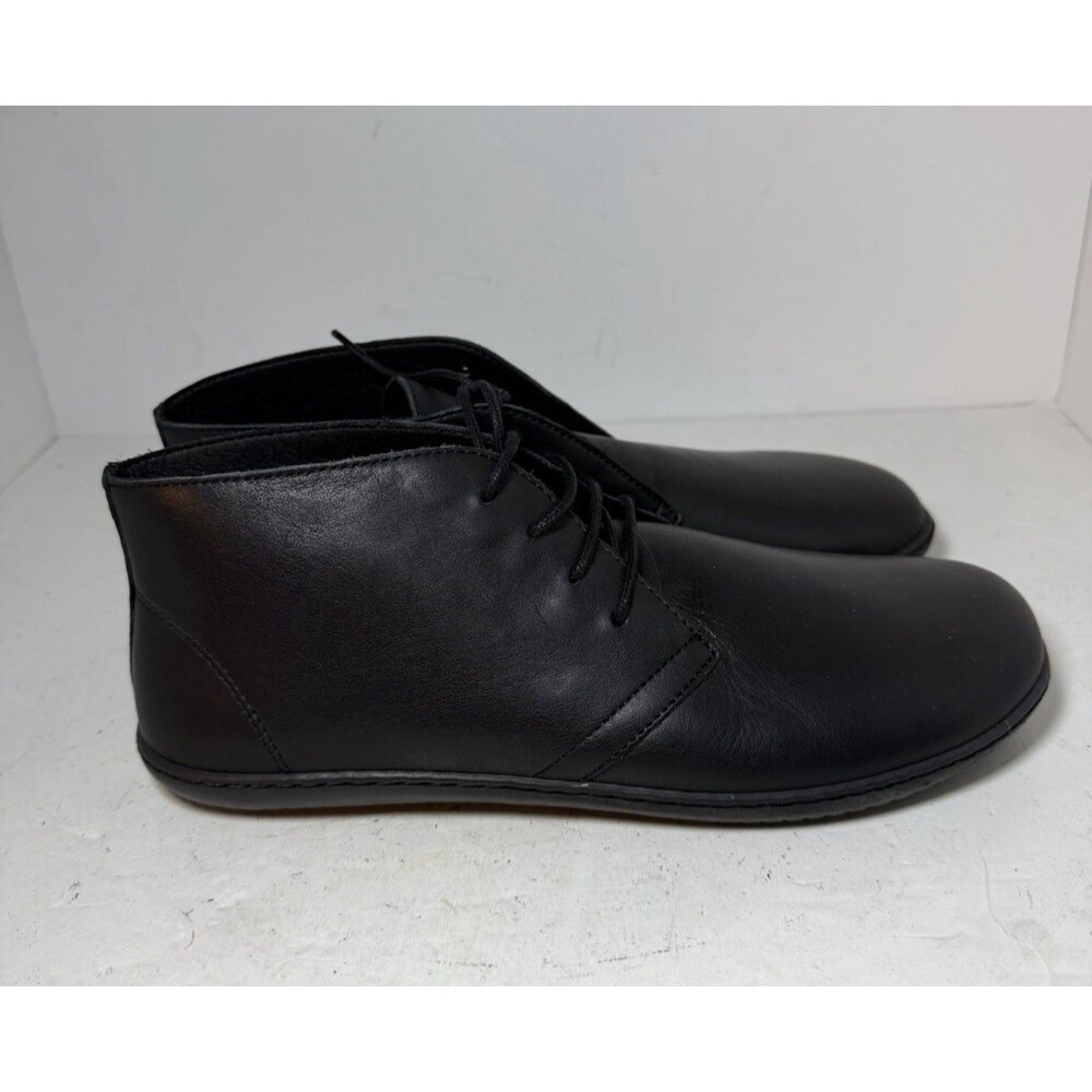 Groundies Shoes Mens 8 Womens 10 Black Milano Chukka Barefoot Bootie Minimalist